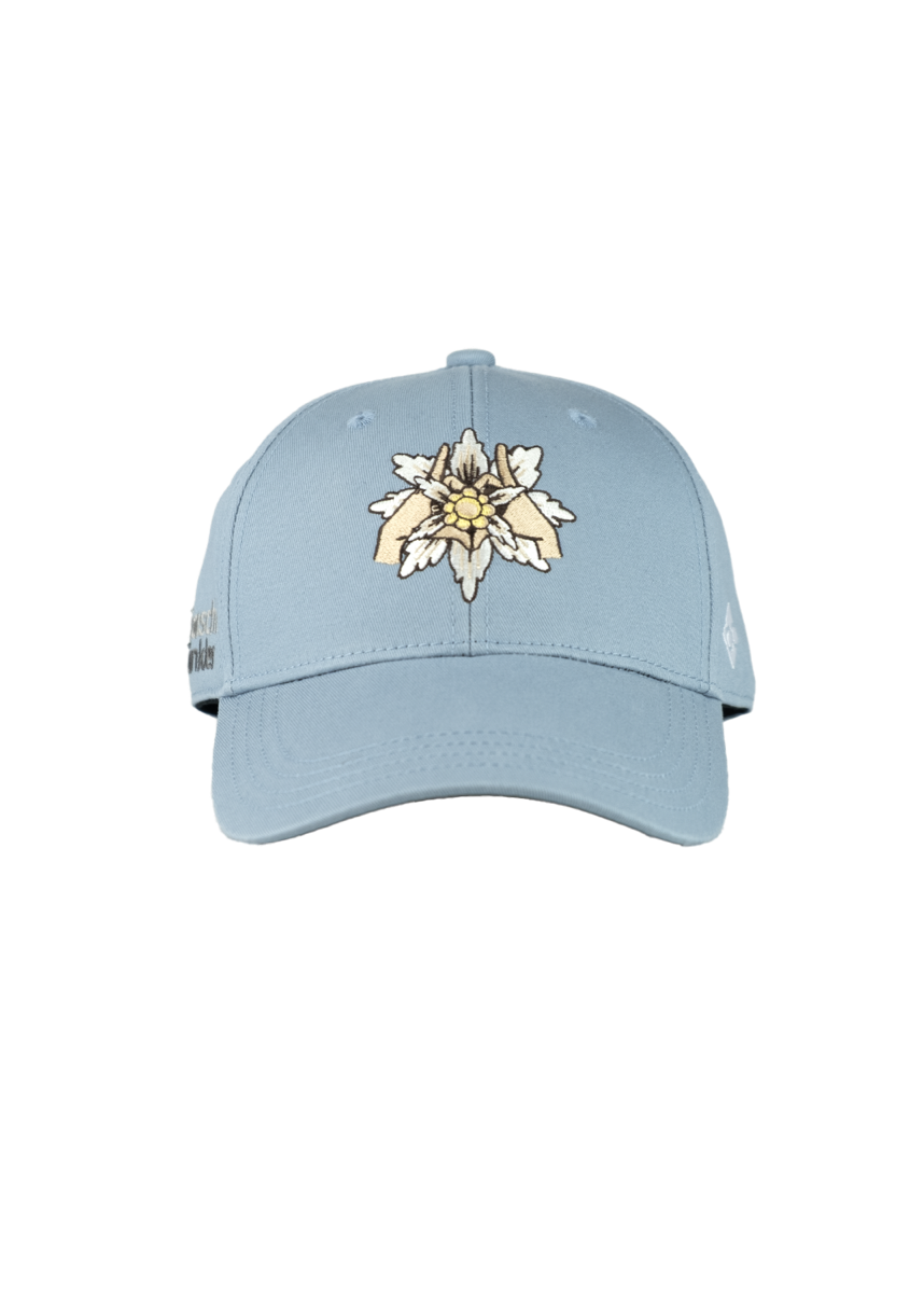 Cap Edelweiss Curved Hellblau