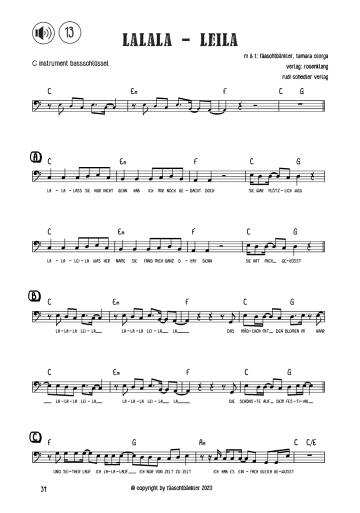 faeaschtbaenkler-playbook-3-grundstimmung-c-bass Playalong Band 3