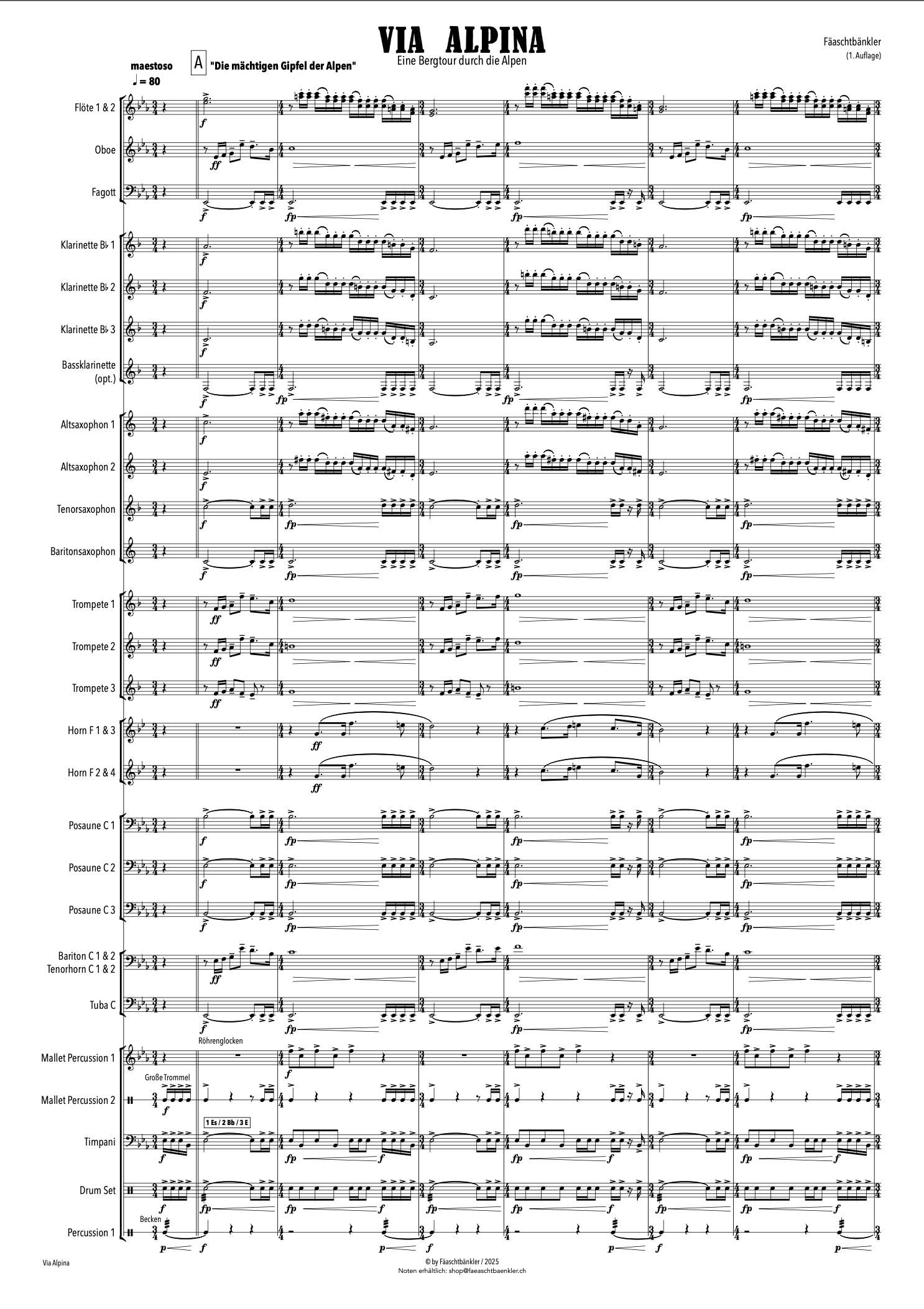 Via Alpina - Blasmusik Via Alpina - Blasmusik