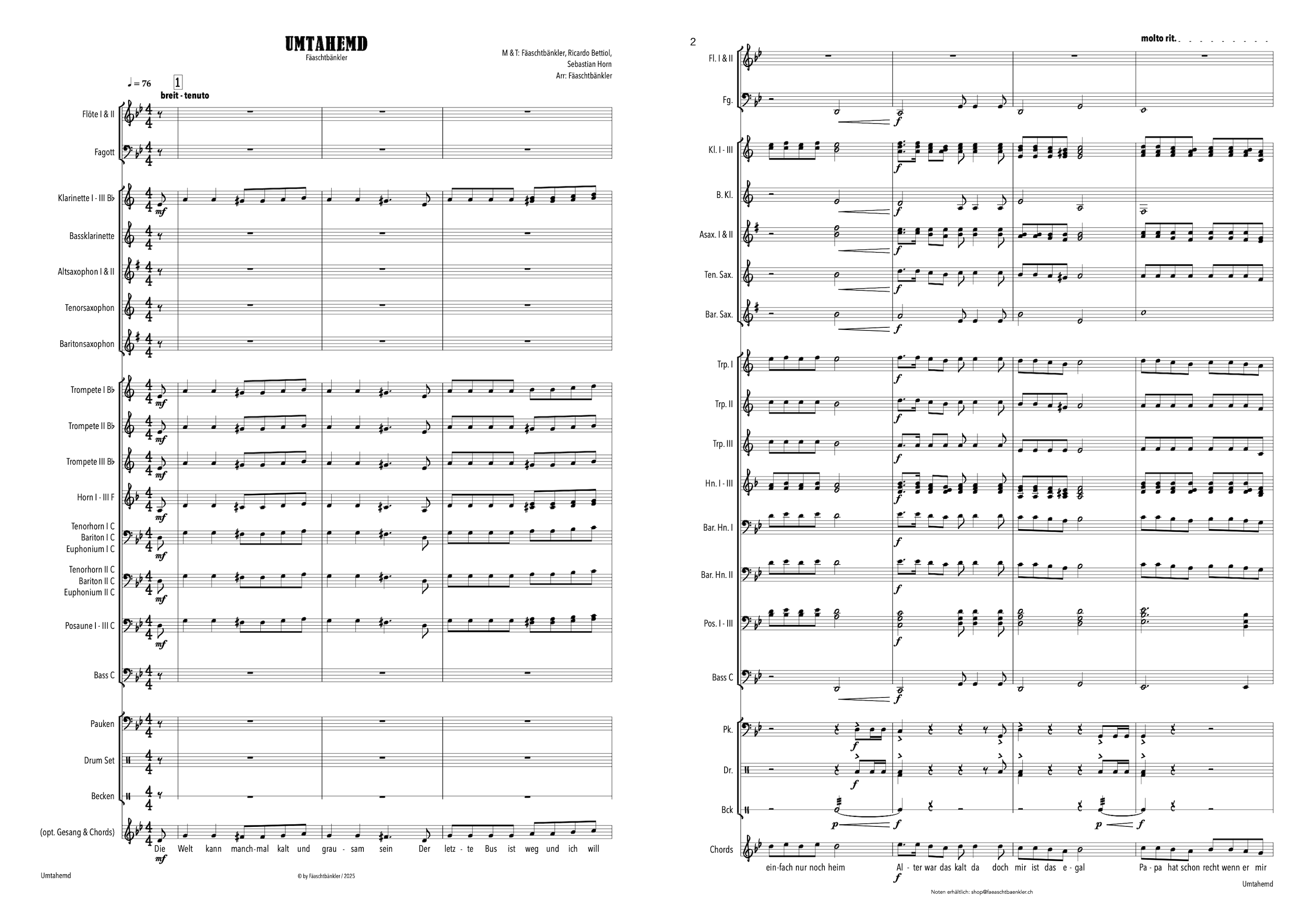 Umtahemd - Blasmusik Umtahemd - Blasmusik